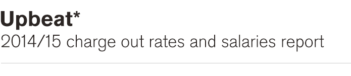 Charge out rates and salary levels 2012
